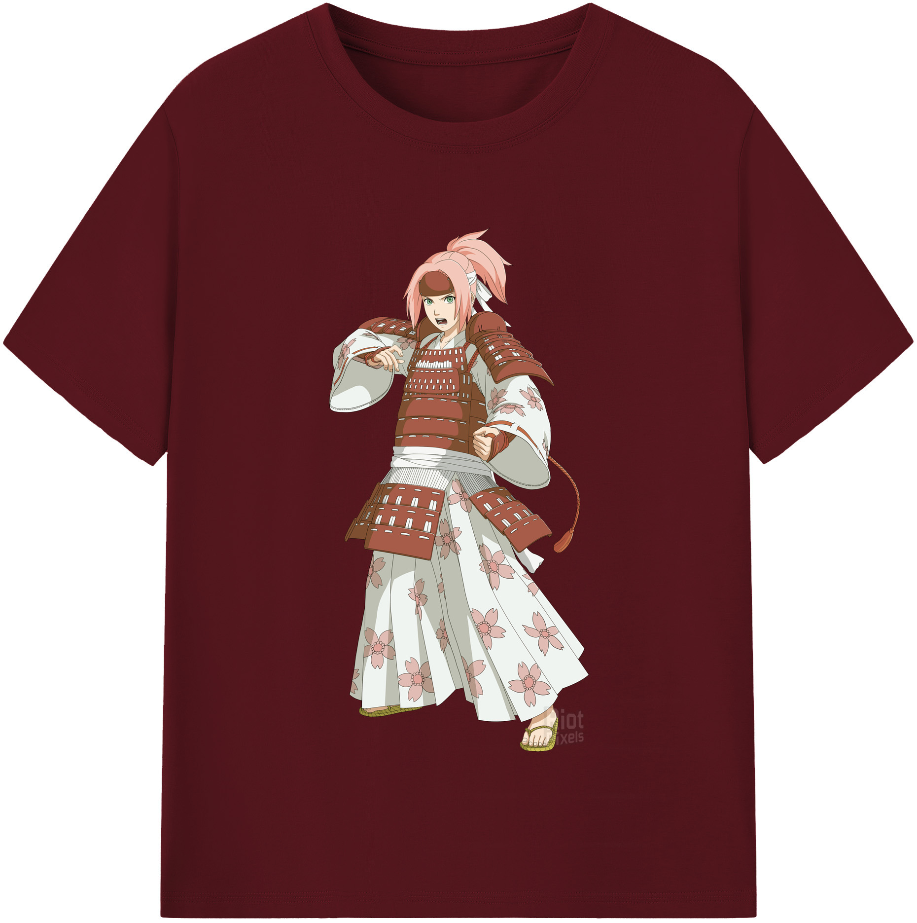 （画像用） NARUTO -ナルト- 春野サクラ Haruno Sakura 綿100％半袖Tシャツ（フロントプリント）